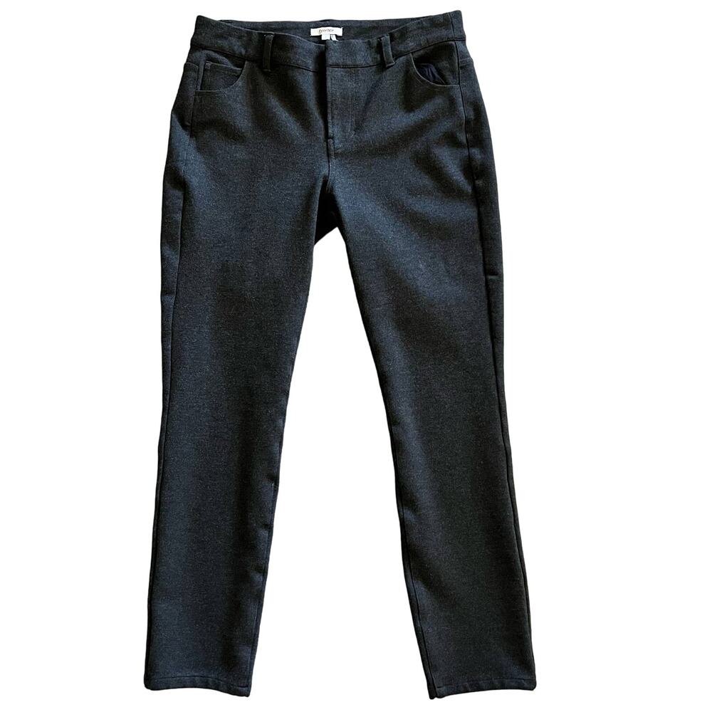 Tyler Boe Pants 6 Womens Black Mid Rise Work Office Ankle Trouser Jegging Ponte